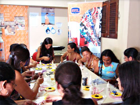Workshop na cidade de Sairé